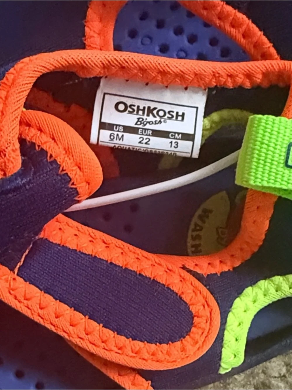 OshKosh B'gosh Navy Water Shoes
